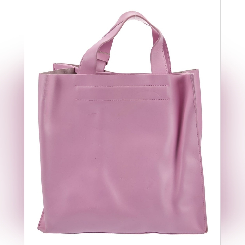 Furla Elegant Pink Leather Tote Bag